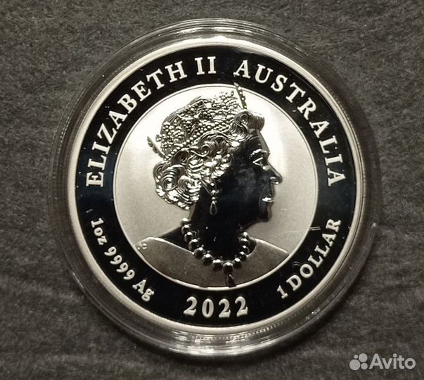 Монета Австралия 2022 Феникс Серебро