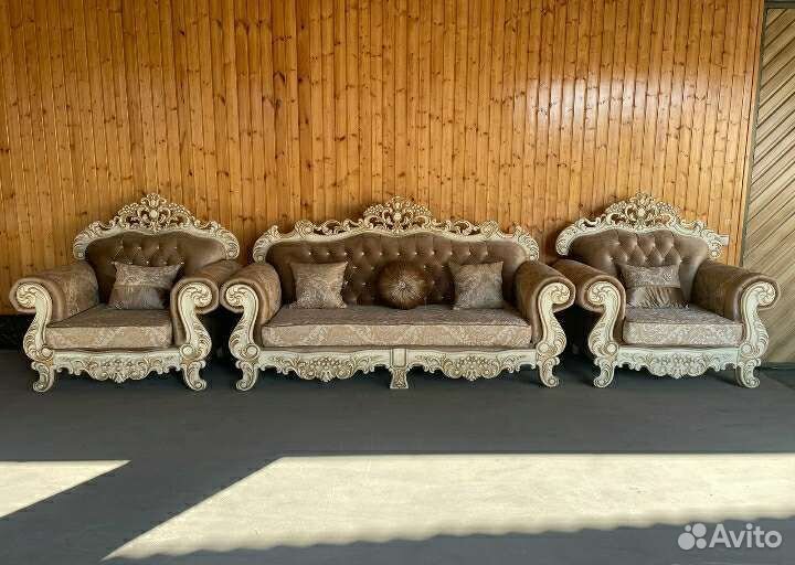 Диван и 2 кресла