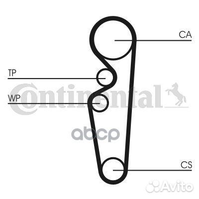 Ремень грм CT729 Continental