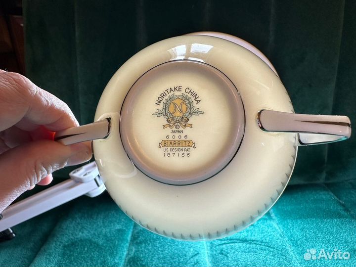 Винтажная Бульонница Костяной Фарфор Noritake