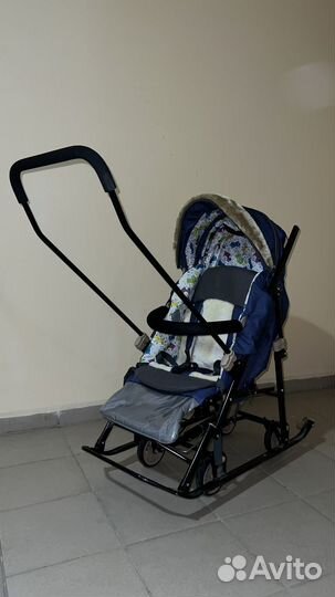 Санки на колесах