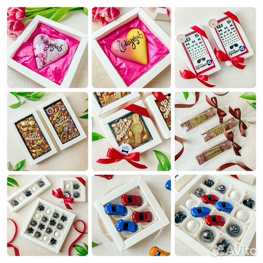 Конфеты, шоколад ручной работы, подарочные наборы