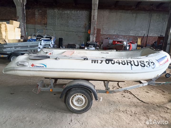 Лодка с прицепом