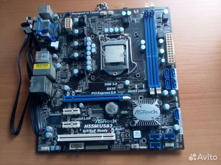 Материнская плата с процессором i3 550 3.20GHZ