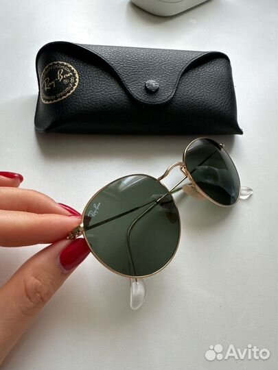 Очки ray ban round metal