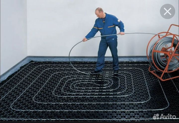 Монтаж теплого пола