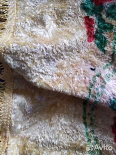 Скатерть плюшевая из СССР винтаж