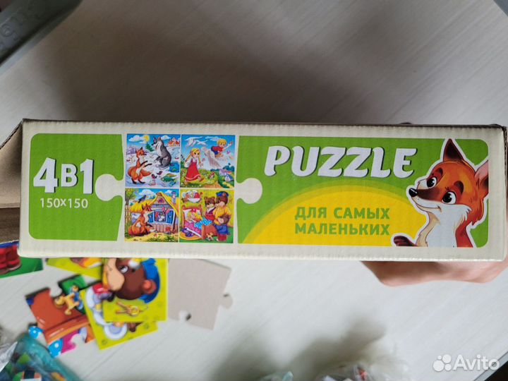 Пазлы для малышей 3+