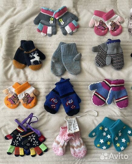 Детские рукавички варежки