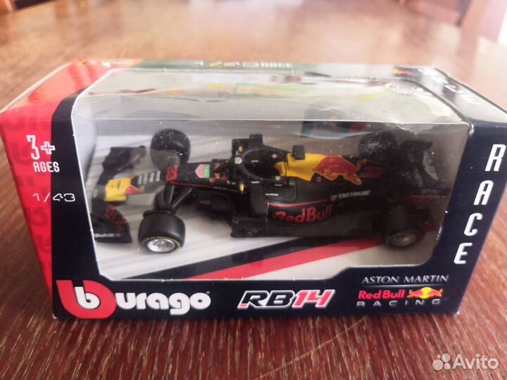 Модели formula 1 Red Bull 1 43 Bburago