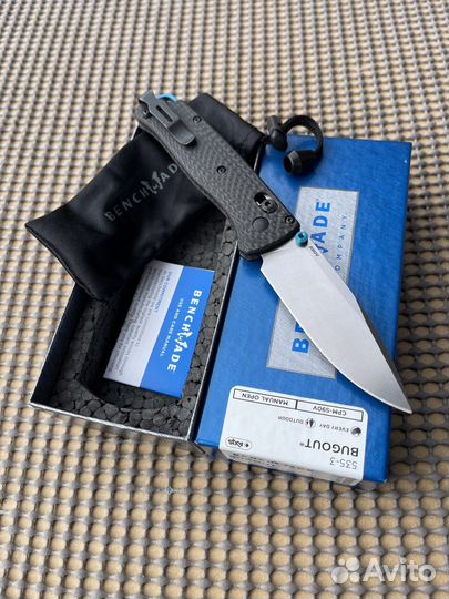 Нож Benchmade Bugout Carbon S90V Оригинал Новый
