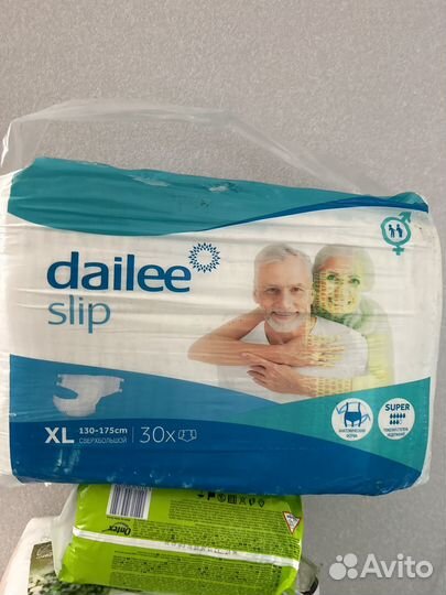 Памперсы для взрослых dailee slip L и хl