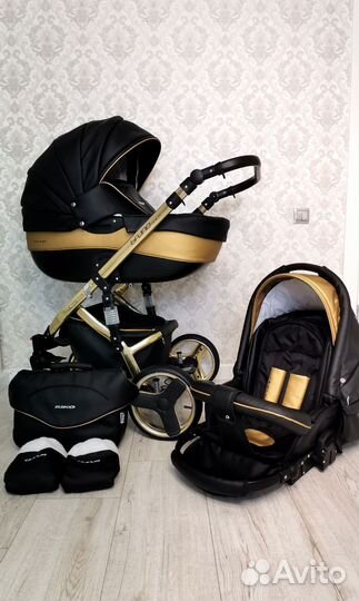 Коляска 2в1 Riko Bruno Gold