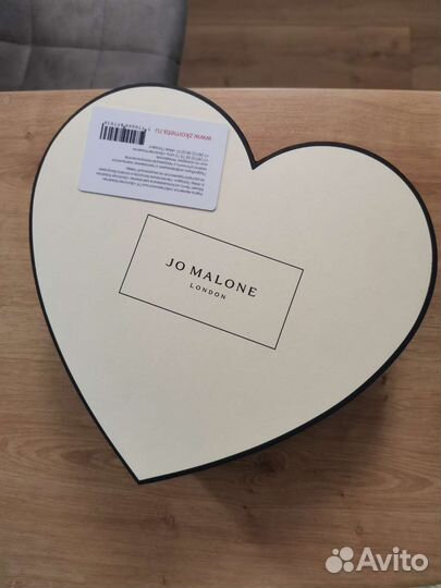 Коробка подарочная в форме сердца Jo Malone