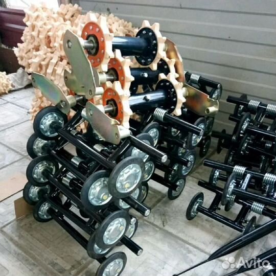 Комплект подвески для буксировщика, снегохода