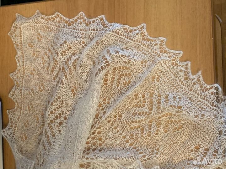 Оренбургский пуховый платок(палантин)