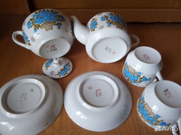 Чайный сервиз СССР Вербилки