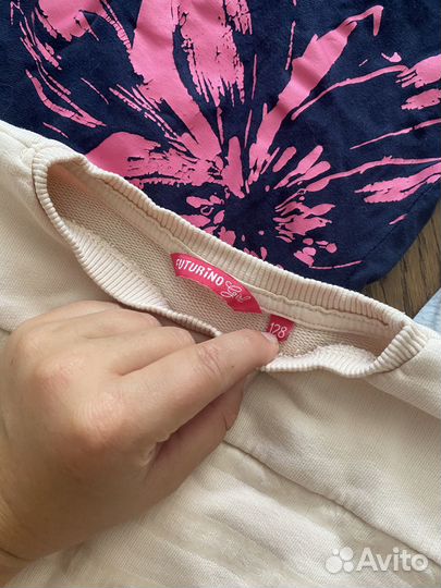 Вещи пакетом на девочку 116 см