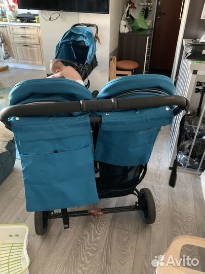 Коляска для двойни, погодок valco baby snap duo