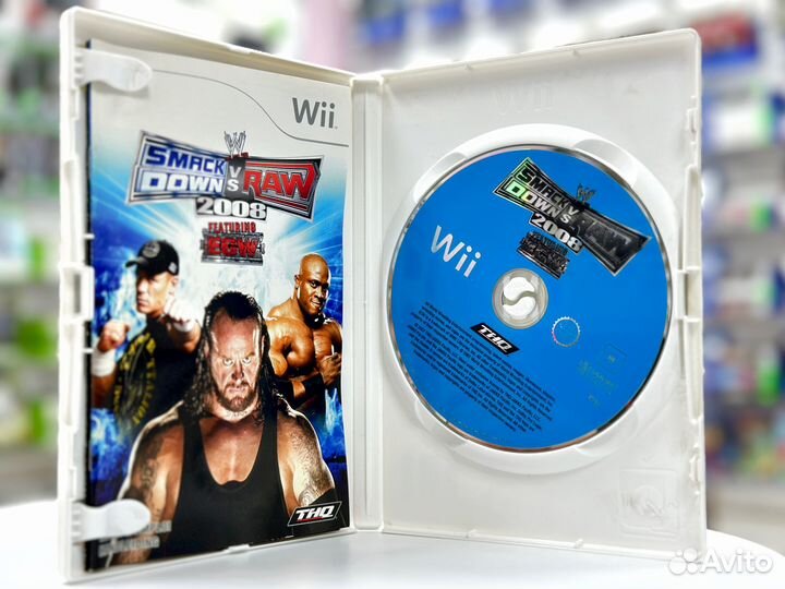 WWE SmackDown vs. Raw 2008 (Wii) Б/У
