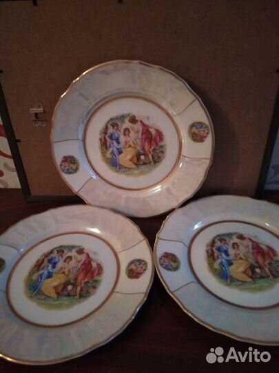 Тарелки перламутровые