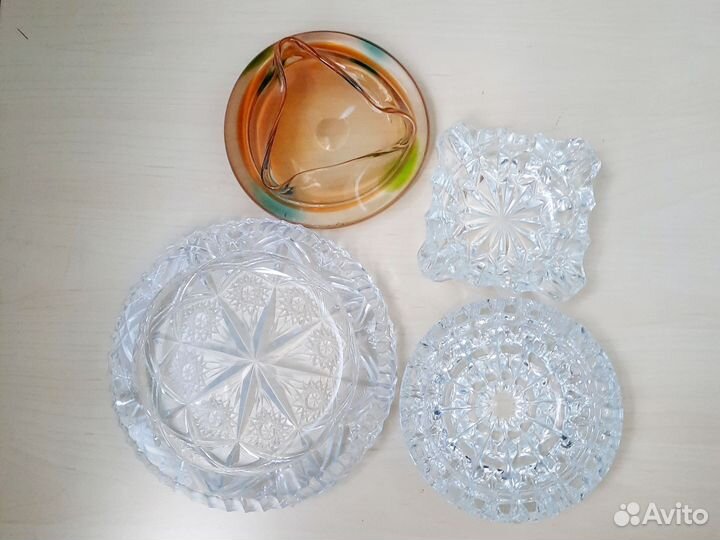 Пепельница хрустальная СССР