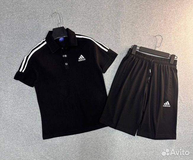 Летний костюм Adidas шорты+поло Adidas