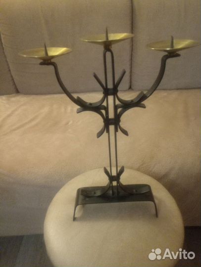 Подсвечник СССР, латунь, 70-е годы