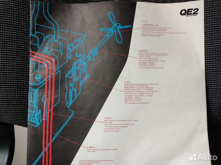 Mike Oldfield - QE2 1980 Germany EX+/NM