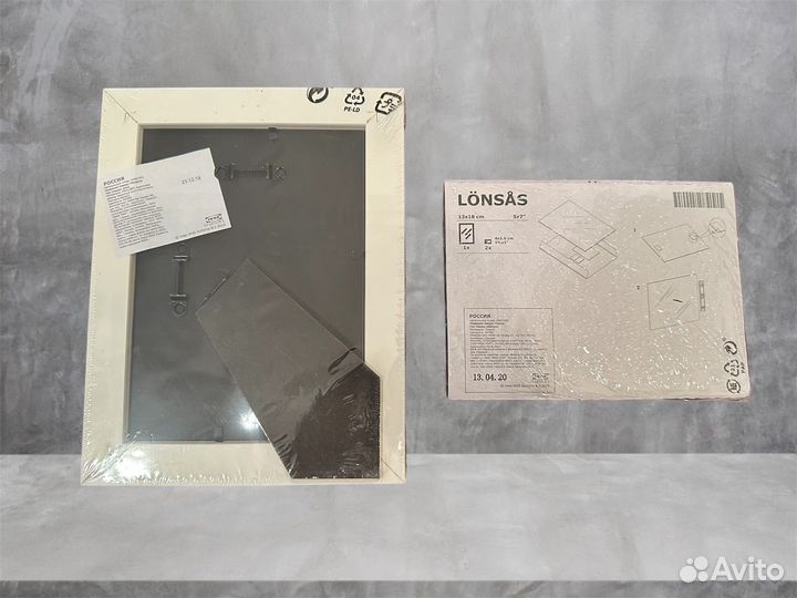 Фоторамка IKEA sondrum и зеркало lonsas 13x18