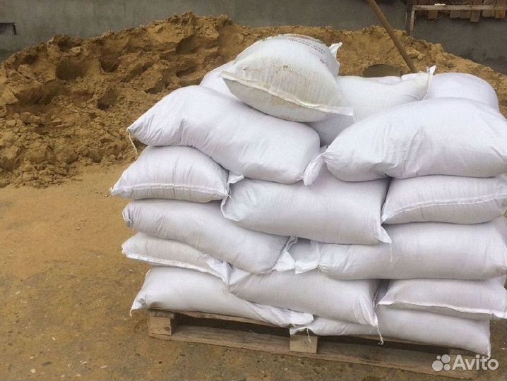 Песок сеянный доставка от 20 мешков