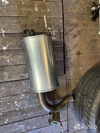 Задняя банка глушителяbmw f30 n47