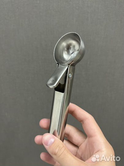 Ложка для мороженого с выталкивателем 4,5см