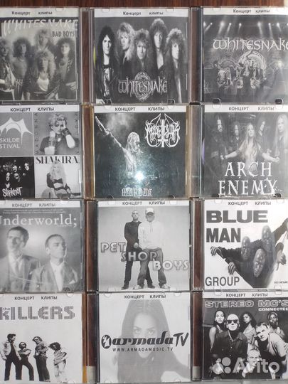 Концерты,клипы на DVD
