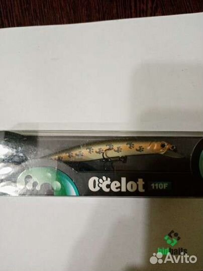 Воблеры Fishycat Ocelot 110F 110мм 7,6г. Цв. в оп