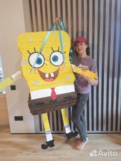 Пиньята+ палка-бита+конфетти