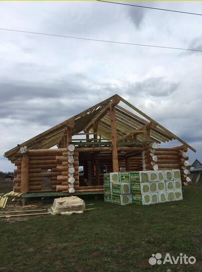 Сруб дома из сосны, кедра лиственницы, кело