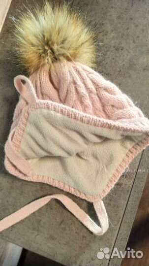 Шапка для девочки зимняя на 4-5 лет