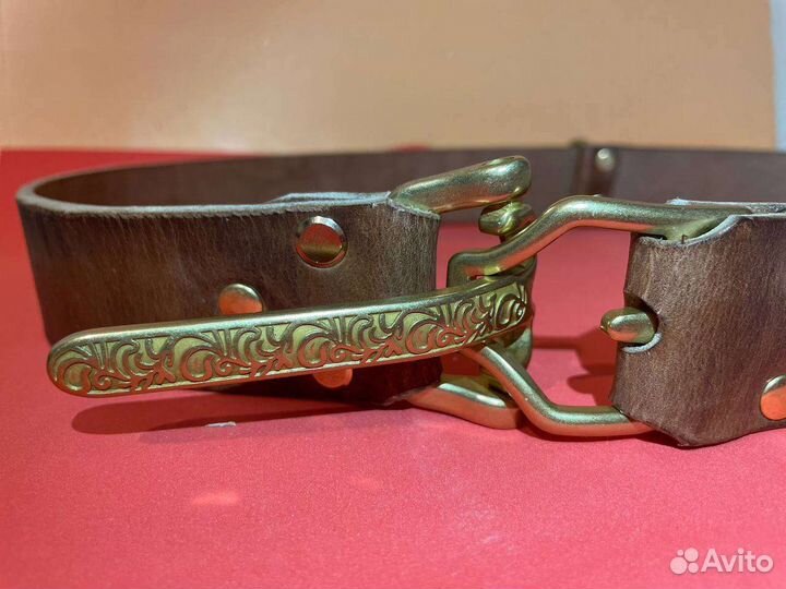 Подарок для мужчин ремень ручной работы Литтолтон