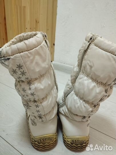 Дутики детские зимние 35 бу