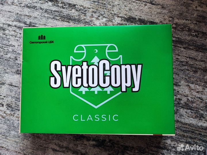 Бумага Svetocopy белая А4
