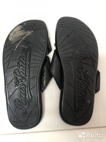 Louis Vuitton Шлепанцы мужские р. 43. Оригинал