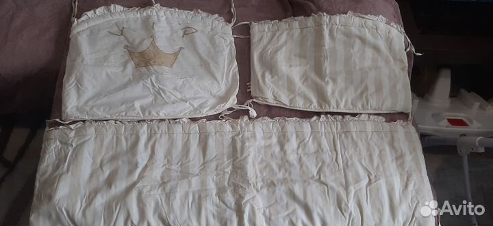 Бортики и балдахин в детскую кроватку