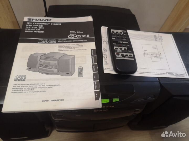 Музыкальный центр sharp