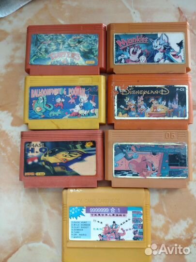 Картриджи Денди староделы