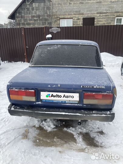 ВАЗ 2107 1.6 МТ, 2006, 102 441 км