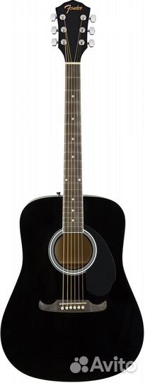Акустическая гитара fender FA-125 dreadnought blac