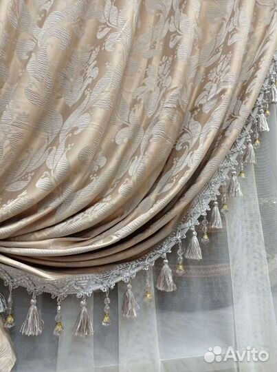 Шторы портьеры теневые Франция. Тюль сетка Италия