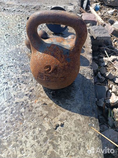 Гиря 24 кг бу