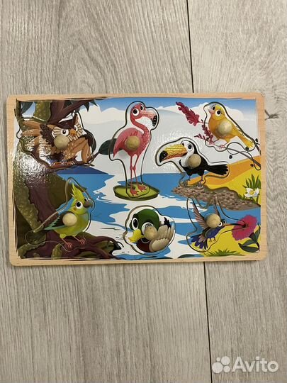 Игрушки развивающие от 1 года деревянные